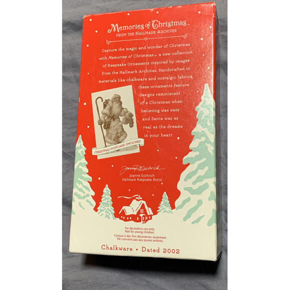 NEW Hallmark Keepsake Ornament Memories of Christmas YULETIDE SANTA 2002 - Picture 2 of 3